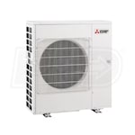 Mitsubishi Concealed Duct 3-Zone System - 42,000 BTU Outdoor - 12k + 12k + 18k Indoor - 15.2 SEER2