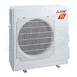 Mitsubishi - 15k BTU Cooling + Heating - M-Series H2i plus Wall Mounted Air Conditioning System - 22.3 SEER2