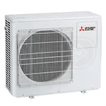 Mitsubishi Wall Mounted 2-Zone System - 20,000 BTU Outdoor - 9k + 18k Indoor - 20.0 SEER2