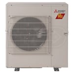 Mitsubishi Wall Mounted 2-Zone H2i System - 20,000 BTU Outdoor - 6k + 15k Indoor - 17.0 SEER2