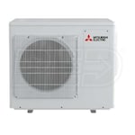 Mitsubishi Concealed Duct Mini Split Heat Pump System - 2-Zone - 20k BTU Outdoor - 9k + 15k Indoor - 16.0 SEER2 - R-454B