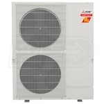 Mitsubishi Wall Mounted 2-Zone H2i System - 36,000 BTU Outdoor - 15k + 15k Indoor - 23.0 SEER2