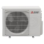 Mitsubishi - 12k BTU Cooling + Heating - P-Series Wall Mounted Air Conditioning System - 21.3 SEER2