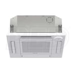 Mitsubishi M-Series Ceiling Cassette Mini Split Heat Pump System - Single-Zone - 9k BTU - 21.0 SEER2 - R-454B