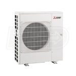Mitsubishi Wall Mounted 3-Zone System - 42,000 BTU Outdoor - 12k + 15k + 18k Indoor - 19.7 SEER