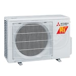 Mitsubishi - 6k BTU Cooling + Heating - M-Series H2i plus Wall Mounted Air Conditioning System - 33.1 SEER