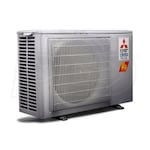 Mitsubishi - 9k BTU Cooling + Heating - M-Series H2i Wall Mounted Air Conditioning System w/ Base Pan Heater