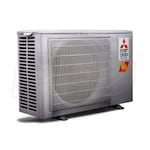 Mitsubishi - 15k BTU Cooling + Heating - M-Series H2i Wall Mounted Air Conditioning System w/ Base Pan Heater
