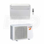 Mitsubishi M-Series - 12k BTU Cooling + Heating - H2i Floor Mounted Air Conditioning System - 25.5 SEER