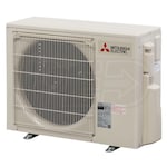 Mitsubishi - 12k BTU Cooling Only - P-Series Wall Mounted Air Conditioning System - 20.8 SEER