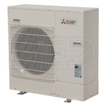 Mitsubishi - 24k BTU Cooling Only - P-Series Wall Mounted Air Conditioning System - 21.4 SEER