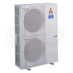 Mitsubishi - 30k BTU Cooling + Heating - P-Series Concealed Duct Air Conditioning System - 16.5 SEER