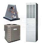 Revolv - 2.5 Ton Cooling - 45k BTU/Hr Heating - Air Conditioner + Gas Furnace Kit - 13.4 SEER2 - For Downflow Installation - Front Return