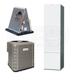 Revolv - 2.5 Ton Cooling - 45k BTU/Hr Heating - Air Conditioner + Gas Furnace Kit - 13.4 SEER2 - For Downflow Installation - Top Return