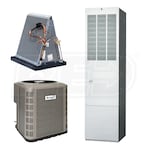 Revolv - 2.5 Ton Cooling - 72k BTU/Hr Heating - Air Conditioner + Gas Furnace Kit - 13.4 SEER2 - For Downflow Installation - Front Return