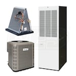 Revolv - 2.0 Ton Cooling - 56k BTU/Hr Heating - Air Conditioner + Gas Furnace Kit - 14.3 SEER2 - For Downflow Installation