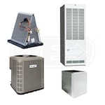 Revolv - 4.0 Ton Cooling - 56k BTU/Hr Heating - Air Conditioner + Gas Furnace Kit - 14.3 SEER2 - For Downflow Installation