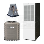 Revolv - 2.0 Ton Cooling - 56k BTU/Hr Heating - Air Conditioner + Electric Furnace Kit - 13.4 SEER2 - For Downflow Installation