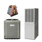 Revolv - 4.0 Ton Cooling - 35k BTU/Hr Heating - Air Conditioner + Electric Furnace Kit - 13.0 SEER - For Downflow Installation