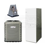 Revolv - 2.0 Ton Cooling - 70k BTU/Hr Heating - Heat Pump + Electric Furnace Kit - 14.0 SEER - For Upflow Installation