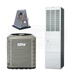 Revolv - 3.0 Ton Cooling - 45k BTU/Hr Heating - Heat Pump + High Efficiency Furnace Kit - 14.0 SEER - 95% AFUE - Front Return - For Downflow Installation