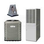 Revolv - 4.0 Ton Cooling - 35k BTU/Hr Heating - Heat Pump + Electric Furnace Kit - 14.0 SEER - For Downflow Installation