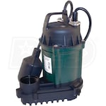 Zoeller WM49 - 1/4 HP Cast Iron Submersible Sump Pump w/ Tether Float Switch