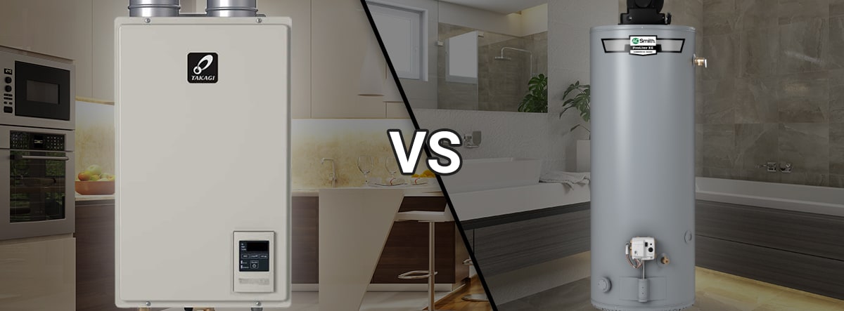 Tankless vs Tank Water Heaters