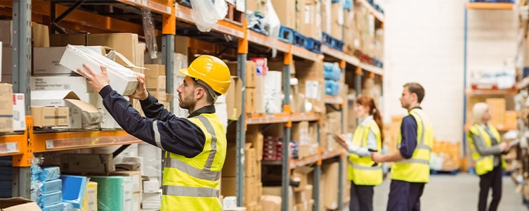 People Working in Warehouse