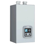 condensing boiler panel