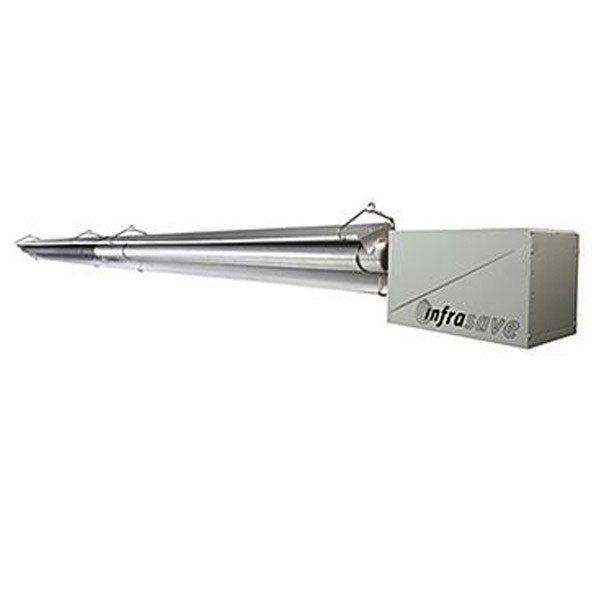 InfraSave ITT-155/110-50 Two-Stage Infrared Tube Heater, NG -  155,000/110,000 BTU, 50 Feet