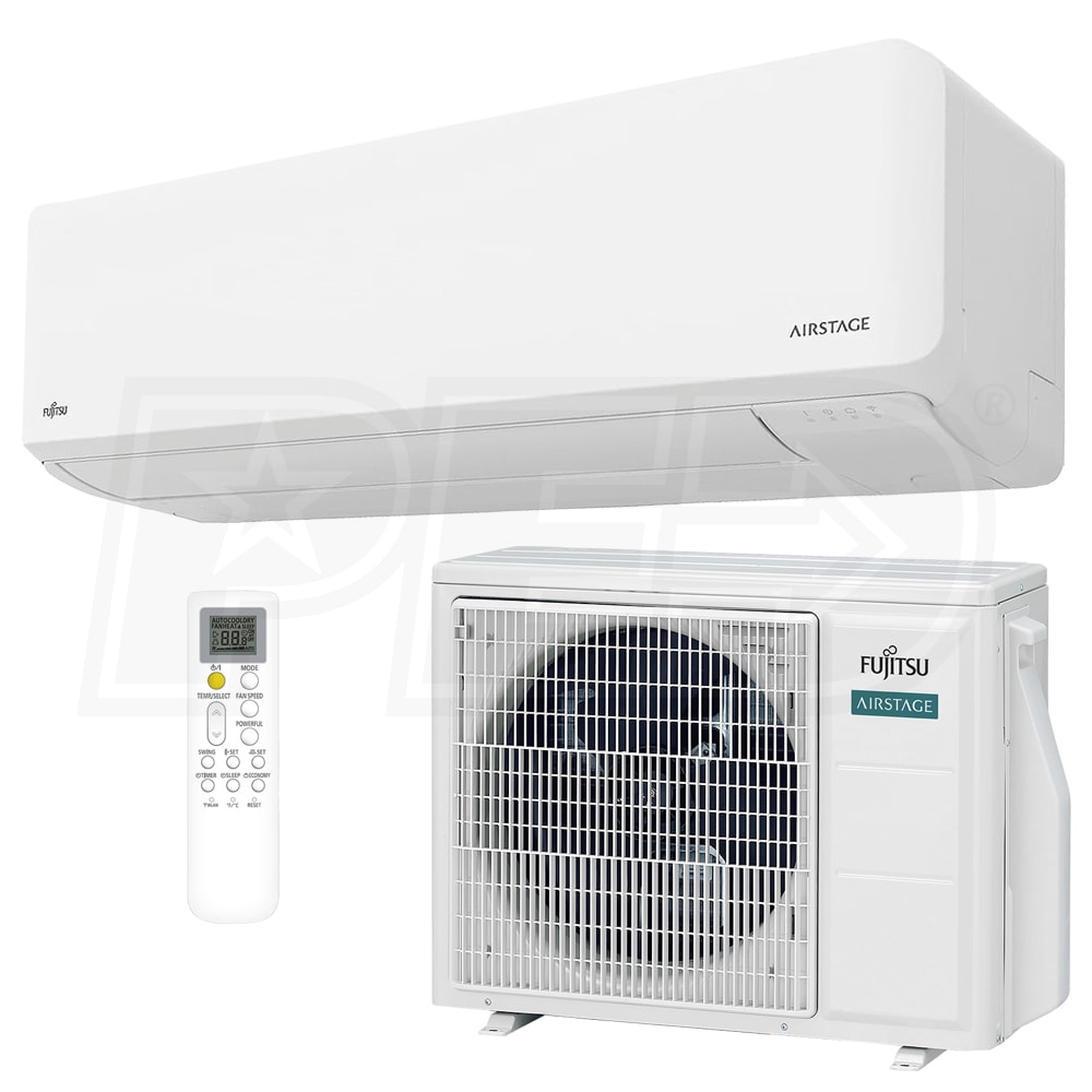 beschermen gras loyaliteit Fujitsu 18LPAS1 - 18k BTU Cooling + Heating - LPAS Wall Mounted Air  Conditioning System - 20.0 SEER