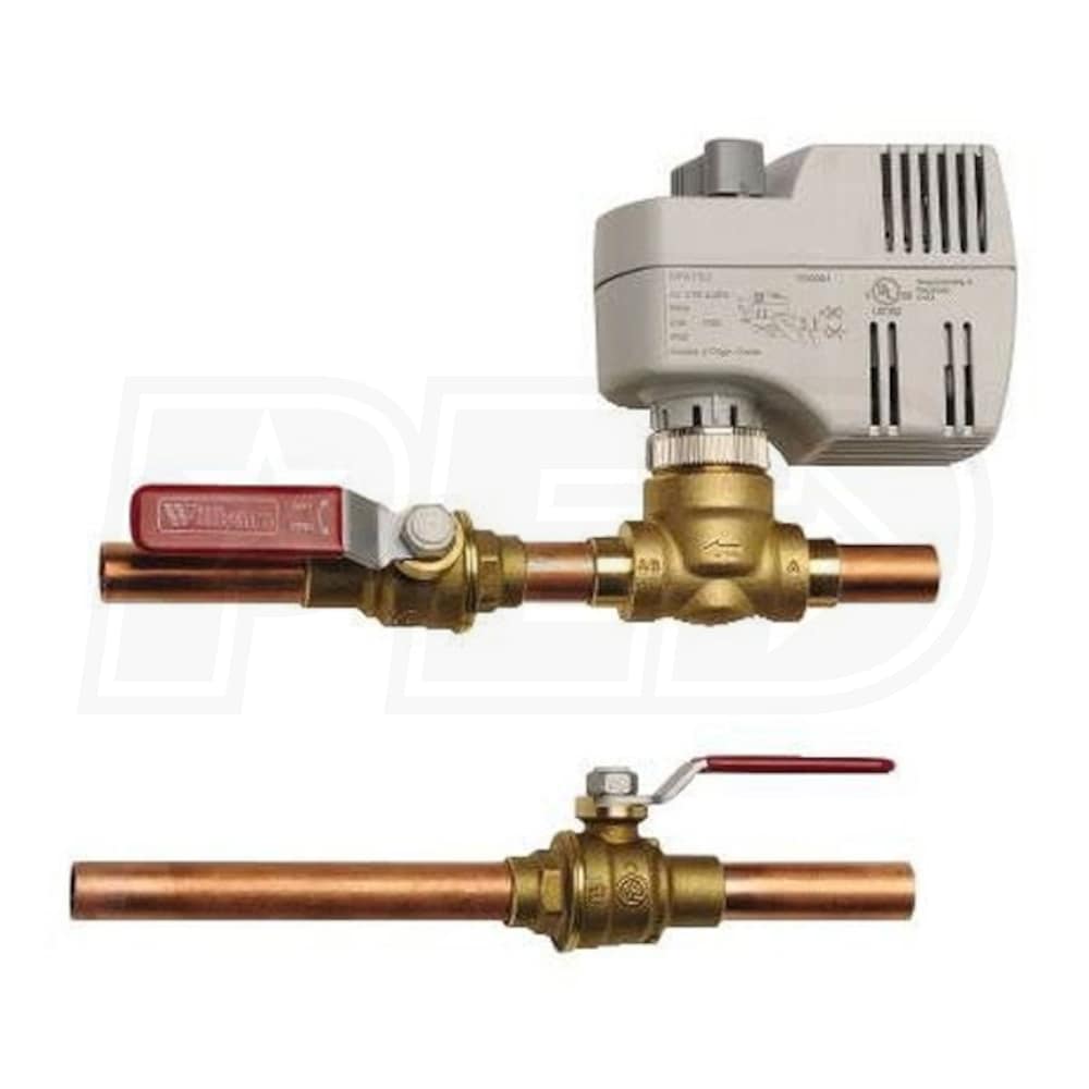 Williams P5 3/4' TwoWay 30 PSI Valve Body and 115V Valve Actuator