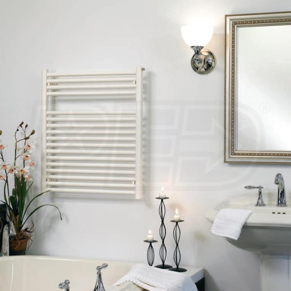 Runtal RTR2924 Radia 2,136 BTU Hydronic Towel Warmer 28.4Inch H 23.6Inch W 3.6Inch D