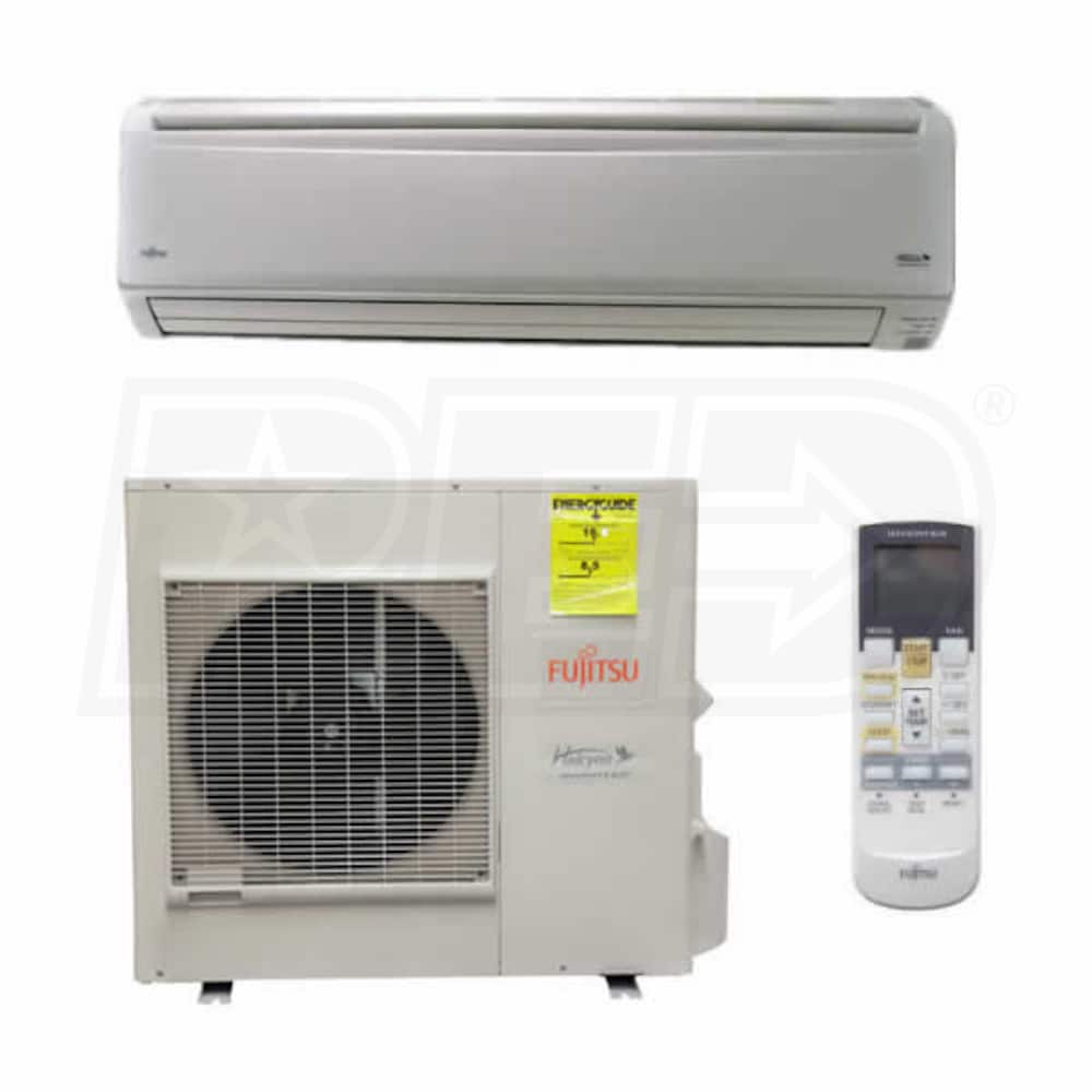 Fujitsu 30RLXB 30k BTU Cooling + Heating RLXB Wall Mounted Air
