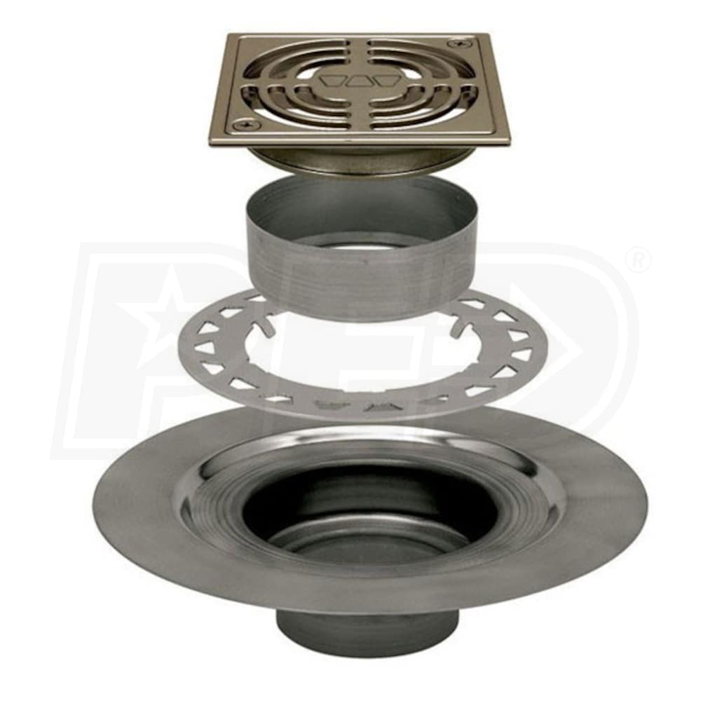 Schluter KDA/E/ATGB KERDIDRAIN Stainless Steel Flange Commercial