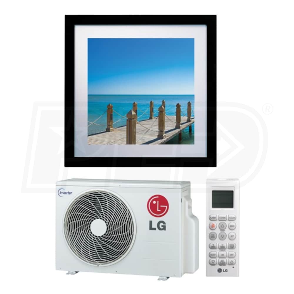 LG LA120HVP 12k BTU Cooling + Heating Art Cool Gallery Wall Mounted Air Conditioning System