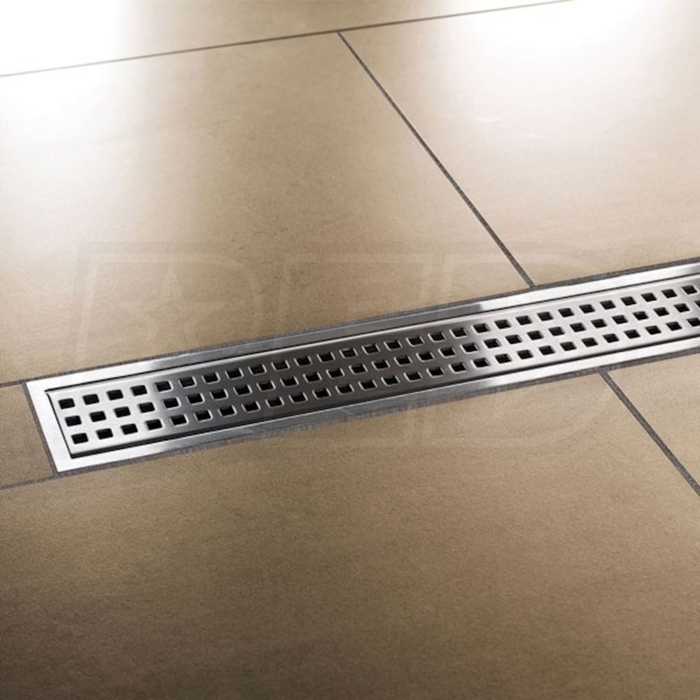 Schluter KLBL19EB90 KERDILINEKLBL 36Inch Length Locking Shower Grate Perforated