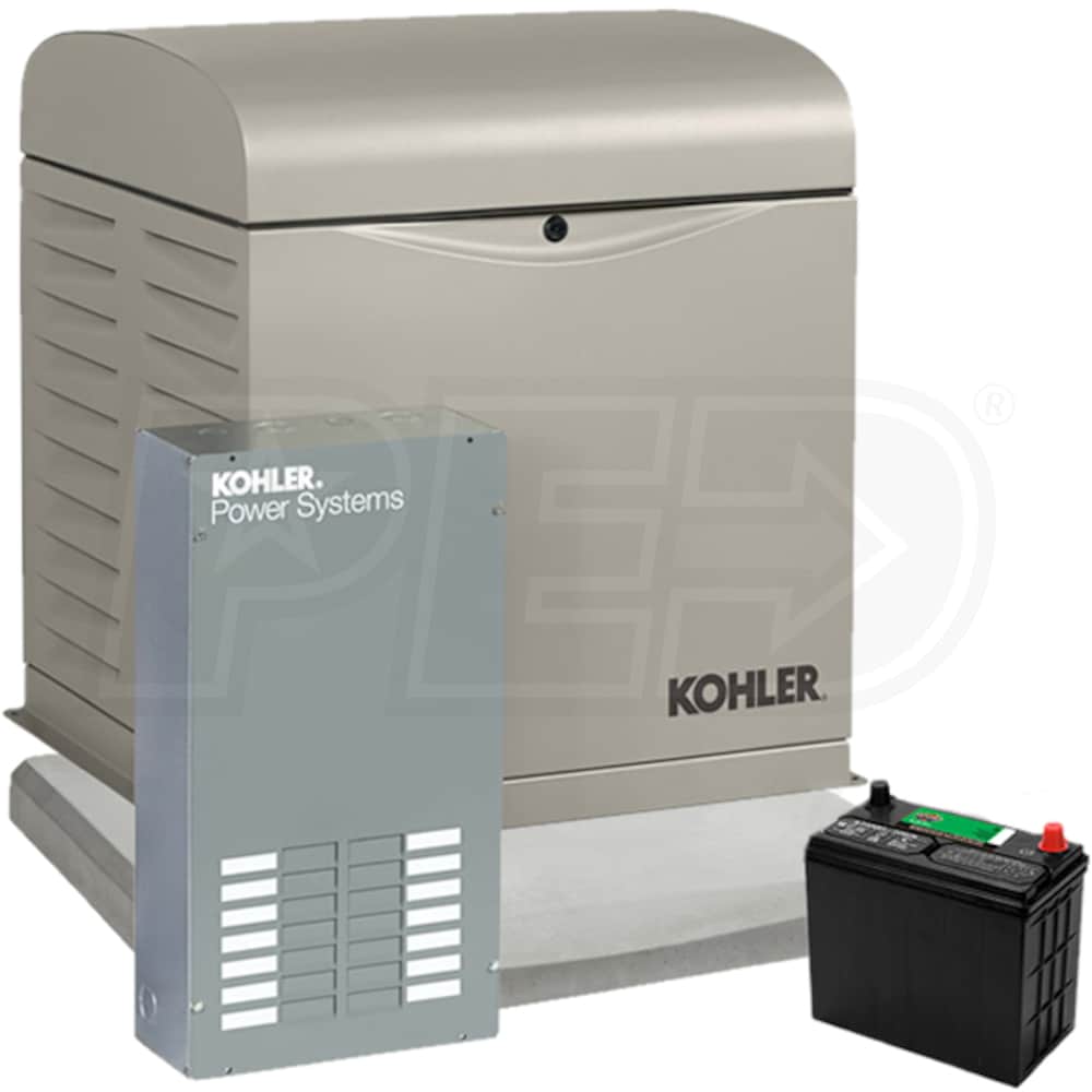 Kohler EGD8RESVLKIT 8kW Home Standby Generator System 100A 12Circuit