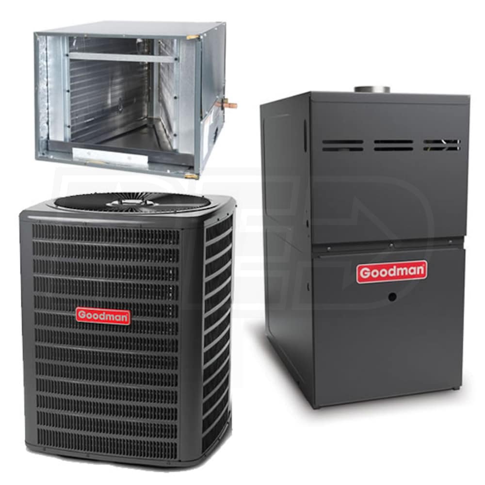 Goodman GSX1636GMS8100H 3.0 Ton Cooling 100k BTU/Hr Heating Air