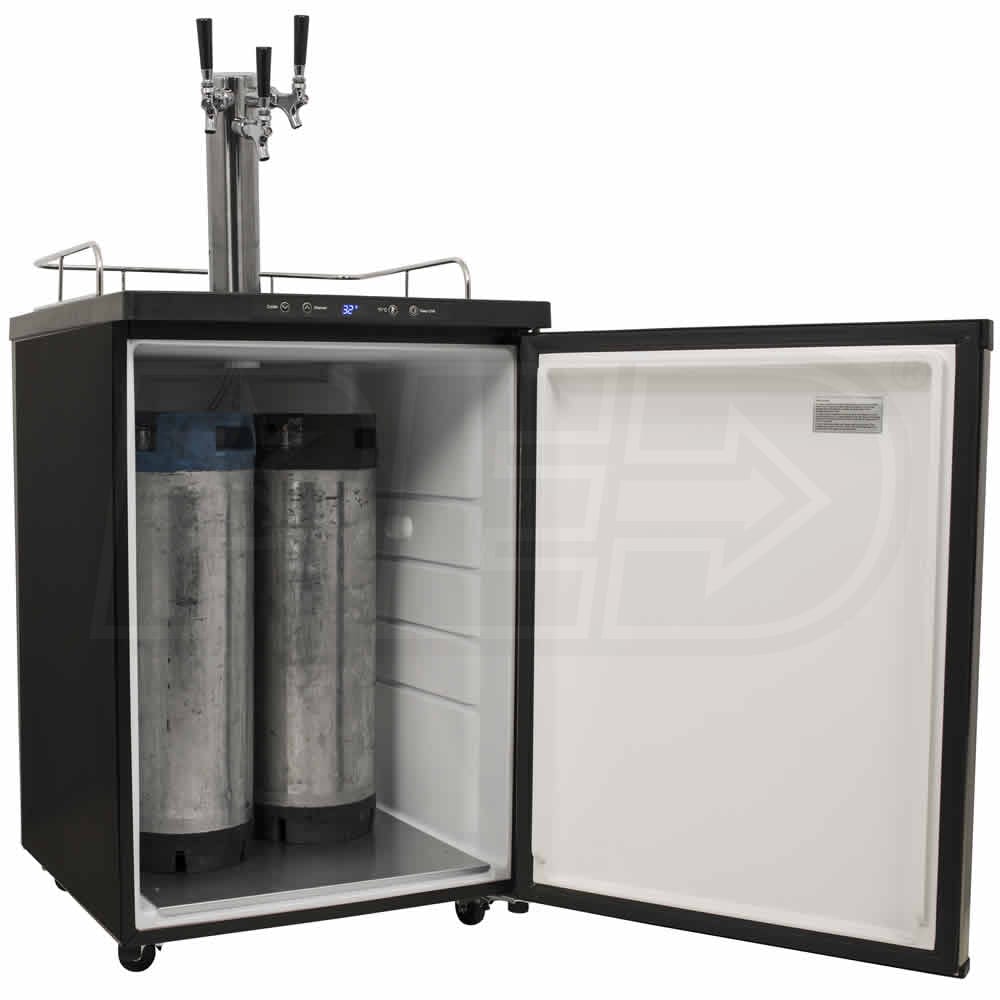 Edgestar KC3000SSTRIP EdgeStar Stainless Steel Triple Tap Kegerator