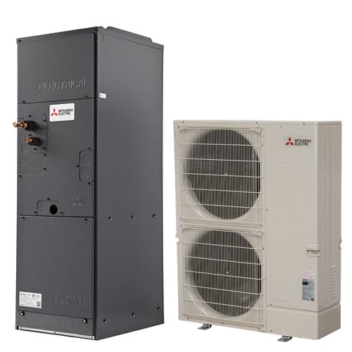 Mitsubishi PVZ-HA30NKA - 30k BTU Cooling + Heating - P-Series H2i  Multi-Position Air Handler Air Conditioning System - 18.0 SEER2