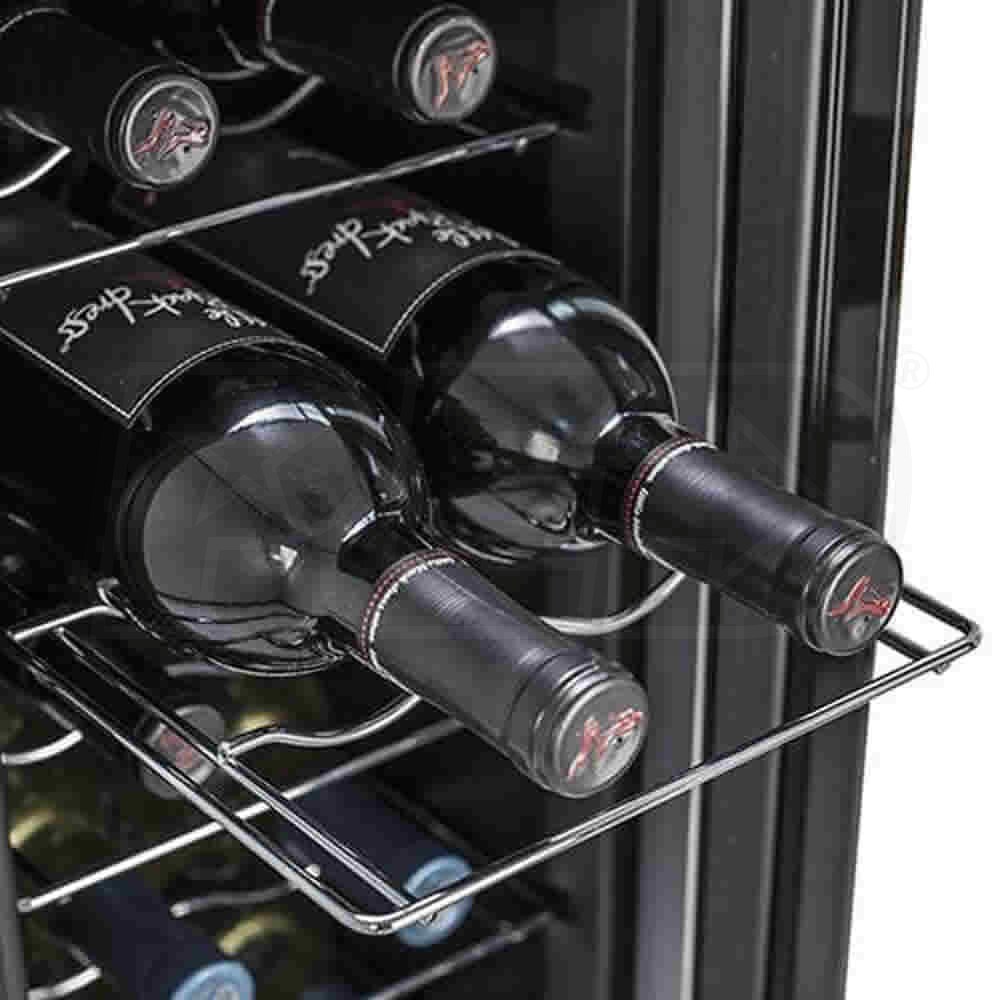 Koldfront TWR121SS 12 Bottle 10Inch Free Standing SlimFit Wine