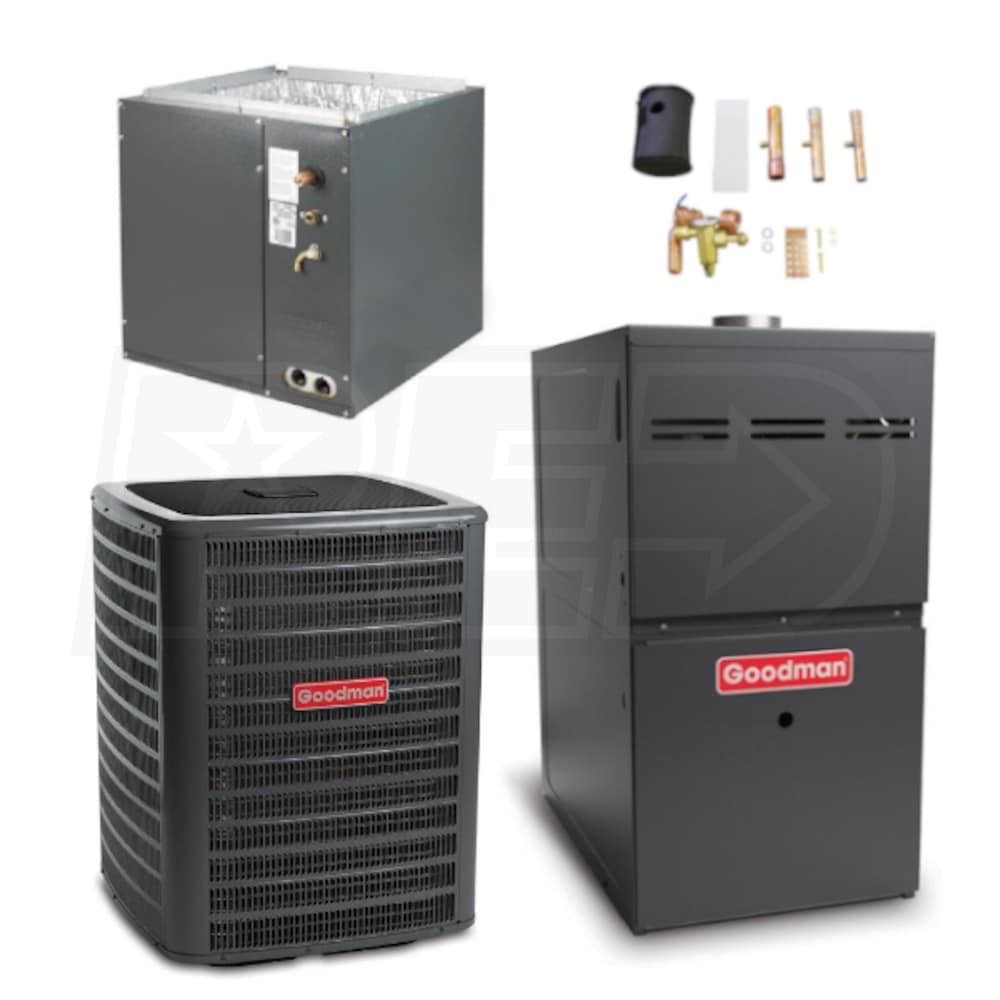 Goodman GSZC1648GMVC8080U 4.0 Ton Cooling 80k BTU/Hr Heating Two