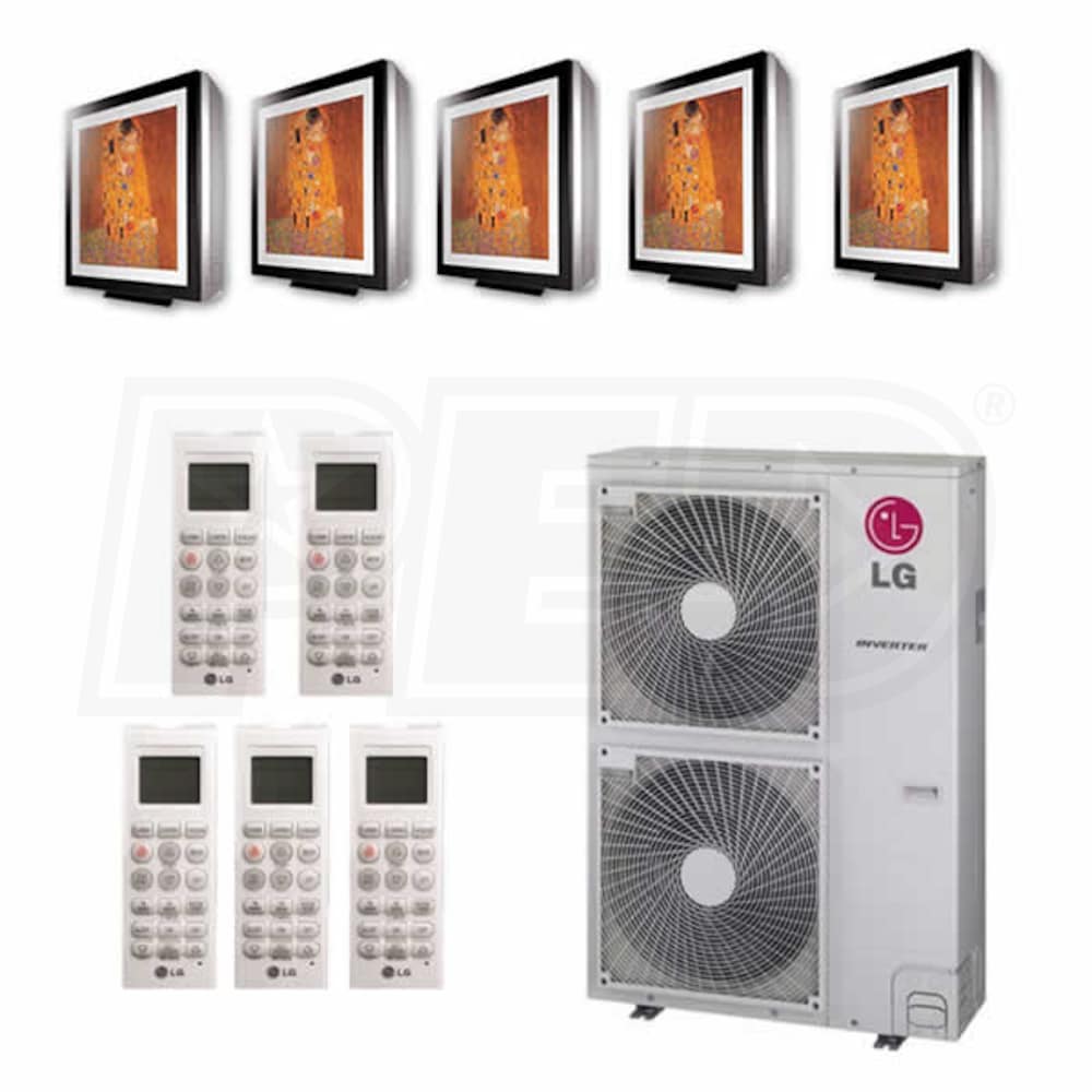 LG L5H60G1212121212 Art Cool Gallery Wall Mounted 5Zone System