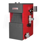 Crown Boiler Cayman - 144K BTU - 83.2% AFUE - Hot Water Gas Boiler - Chimney Vent - Includes DHW Coil