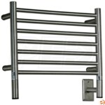 Amba Jeeves HSB-20 H Straight Electric Towel Warmer, Brushed, 20-1/2