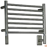 Amba Jeeves HSB-20 H Straight Electric Towel Warmer, Brushed, 20-1/2