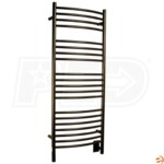 Amba Jeeves DCO-20 D Curved Electric Towel Warmer, Oil Rubbed Bronze, 20-1/2