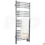 Amba Jeeves DCP-20 D Curved Electric Towel Warmer, Polished, 20-1/2